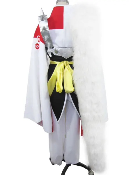 Inuyasha Sesshomaru Kimono Cosplay Costume Tailor Made Any Size!