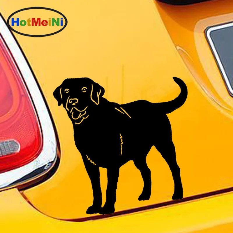 

12.2*12.8CM 10 Color Cute Family Pet Animal Labrador Retriever Dog Car Cover Scratch Stickers Car Decorative Decals