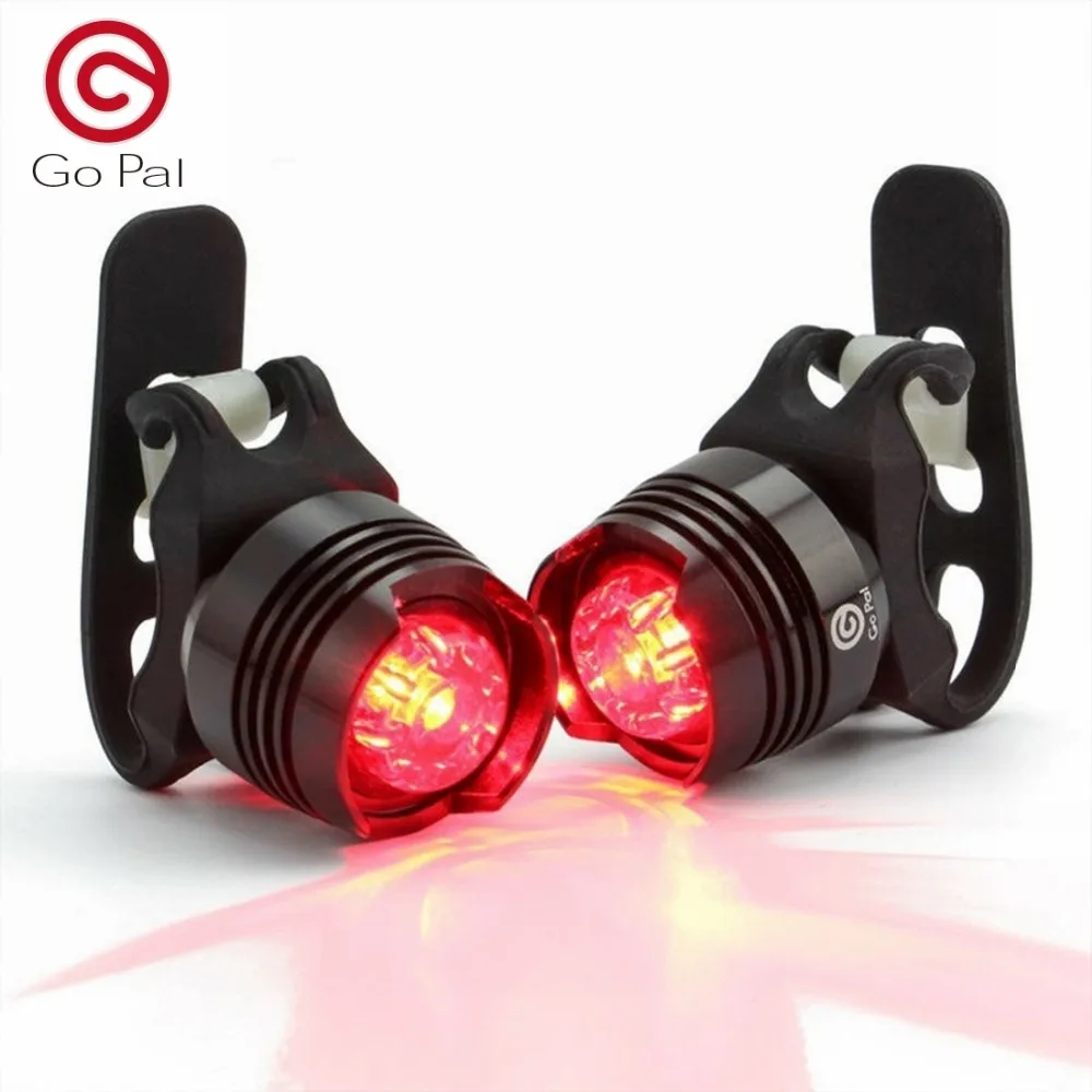 

Go Pal Bike Tail Light Bicycle Rear Light Aluminium Alloy Waterproof Safety Cycling LED