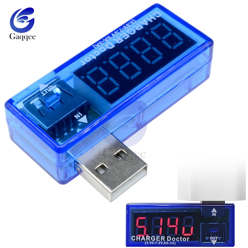 

Smart Electronics Digital USB Mobile Power Charging Current Voltage Tester Meter Mini USB Charger Doctor Voltmeter Ammeter