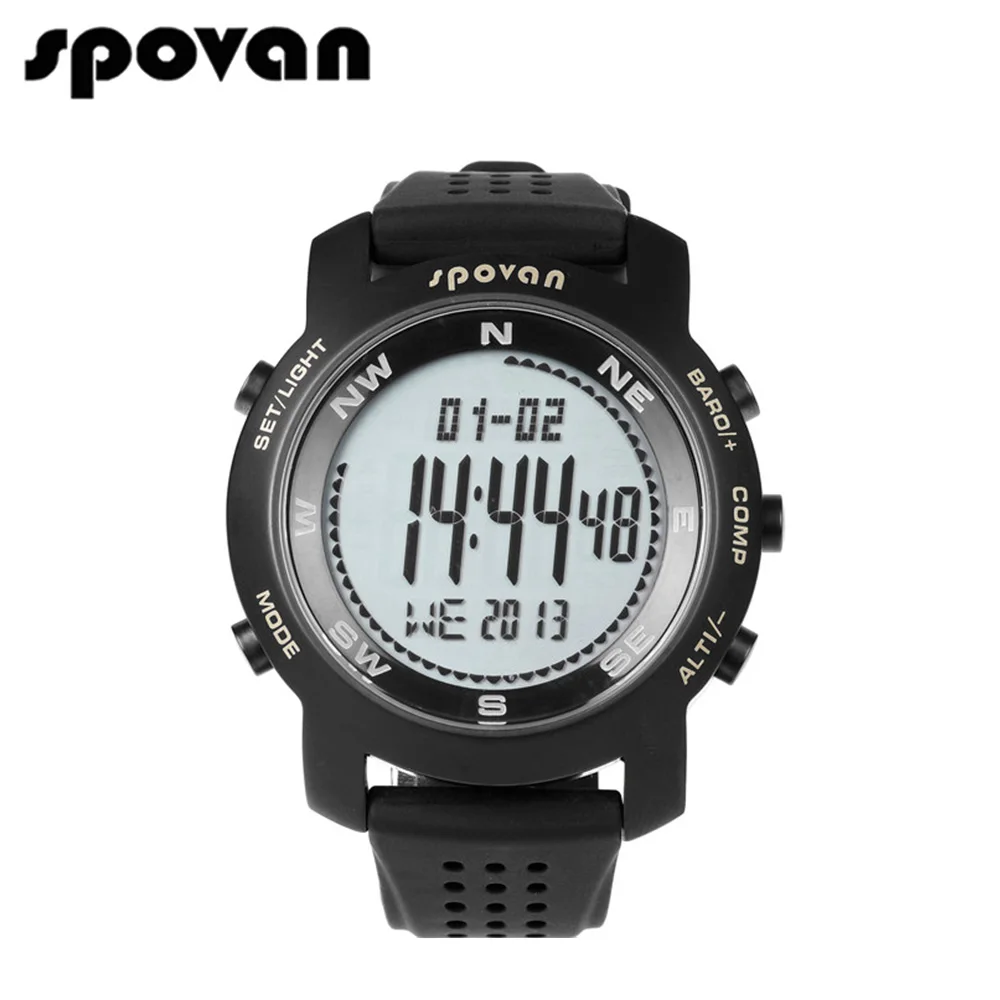 SPOVAN Brand Sports font b Watches b font for font b Men b font Digital font