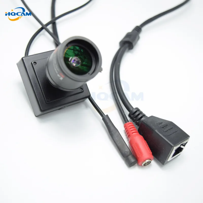 Hqcam 960 P мини IP Камера ONVIF 2.8-12 мм ручной зум-объектив с переменным фокусным расстоянием P2P plug and play с металлический кронштейн аудио внешний микрофон