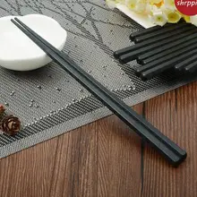 Японские суши палочки для еды хэши длинные легированные палочки Бытовая Кухня анти resable черные палочки
