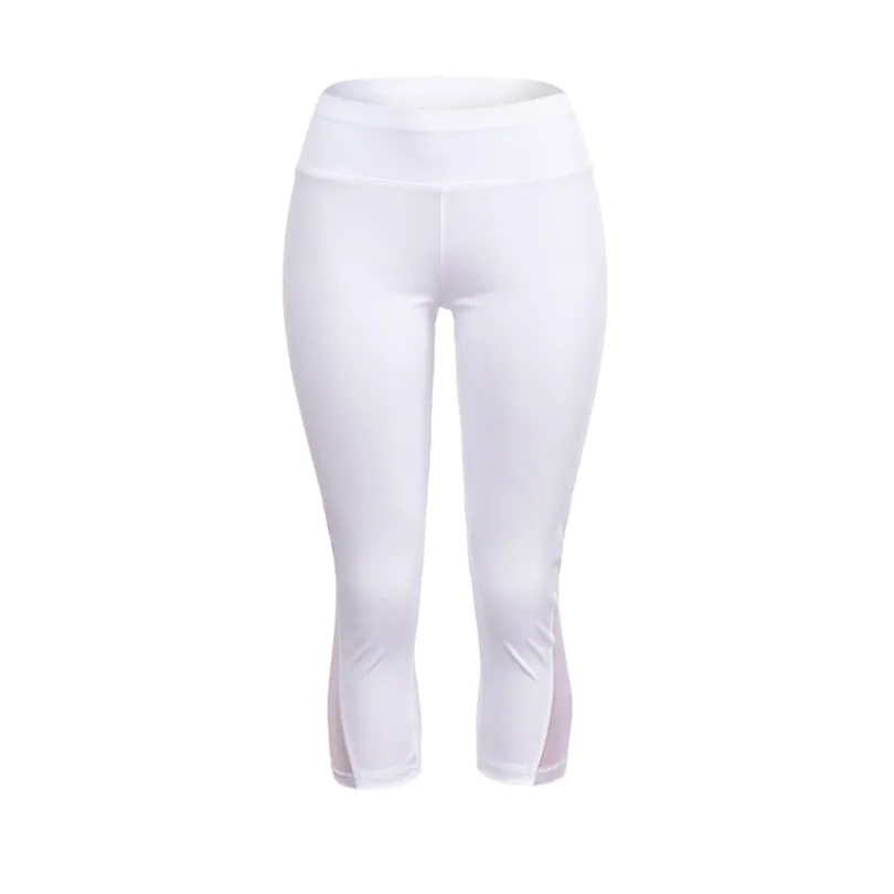 Summer Women Crop Yoga Pants Fitness Workout Cropped Sport Leggings Skinny Capris 34 Gym Running 2019 new hot sale #4m14 (11)
