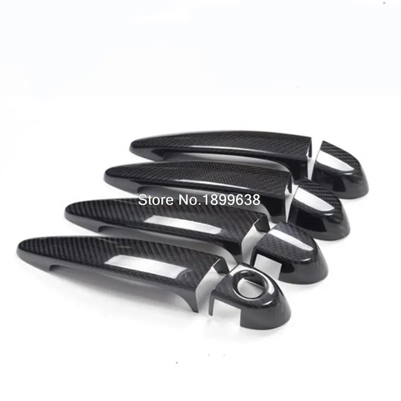 Online Belakang Karbon Serat Pintu Pegangan Bar Sarung Stiker Mobil Aksesoris Gaya untuk BMW X3 F25 2011 2016X1 e84 2010 2014X5 M X5 M F70