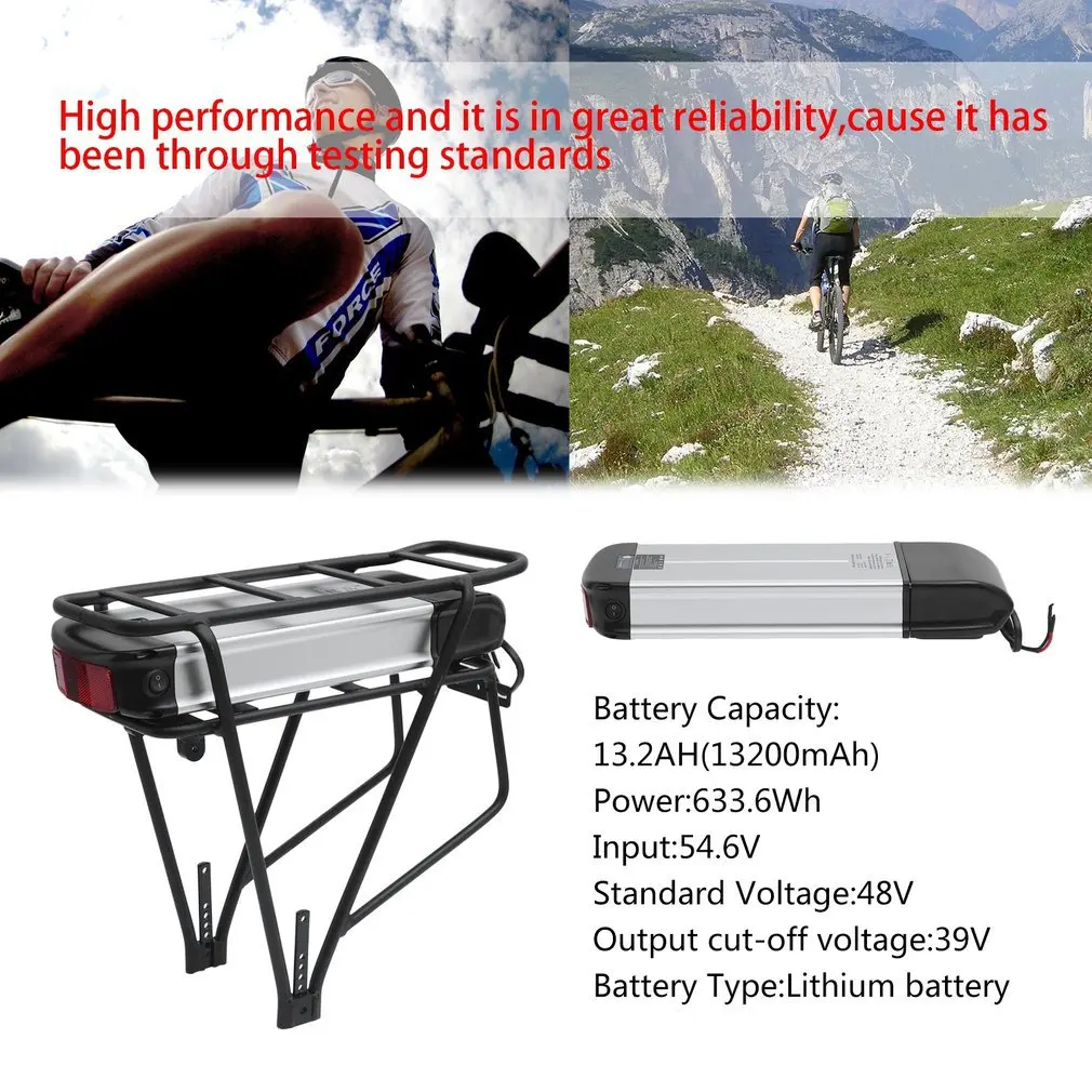 

S015-2 48V 15AH Replacement Lithium Battery Li-ion Battery Use For Electric Bicycle E-Bike Bicycles Mountain Bikes EU Plug