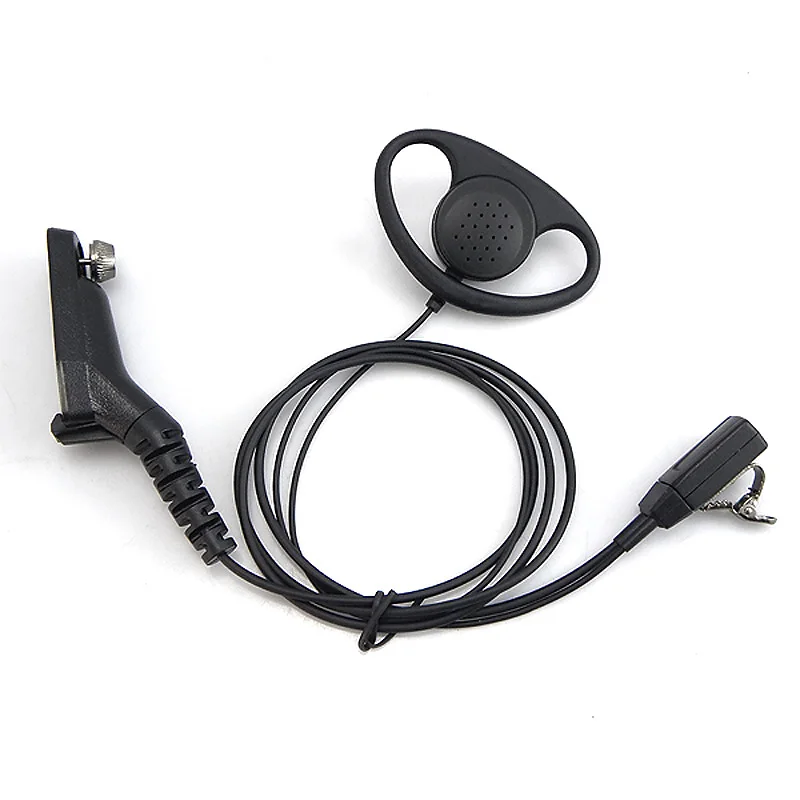 XQF D образный наушник гарнитура PTT Mic для Motorola двухсторонняя радиосвязь DP4400 DP4401 DP4600