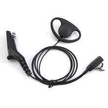 XQF D образный наушник гарнитура PTT Mic для Motorola двухсторонняя