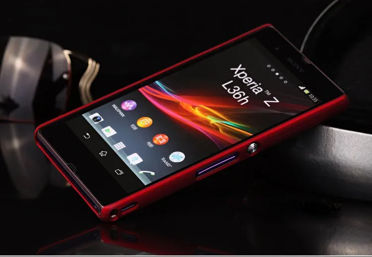 Матовый пластиковый чехол для sony Xperia Z C6603 L36H C6602 чехол-лента на заднюю панель