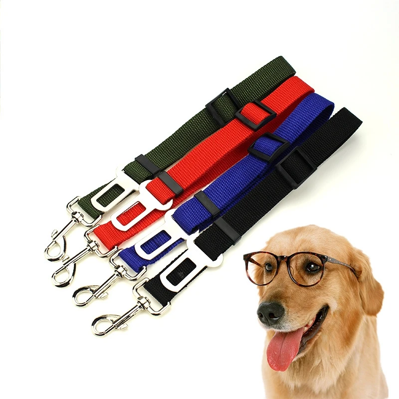 Pet Dog Leash Car Seat Belt Adjustable Lead Leash Safety Travel Clip Puppy Collar Leash Pet