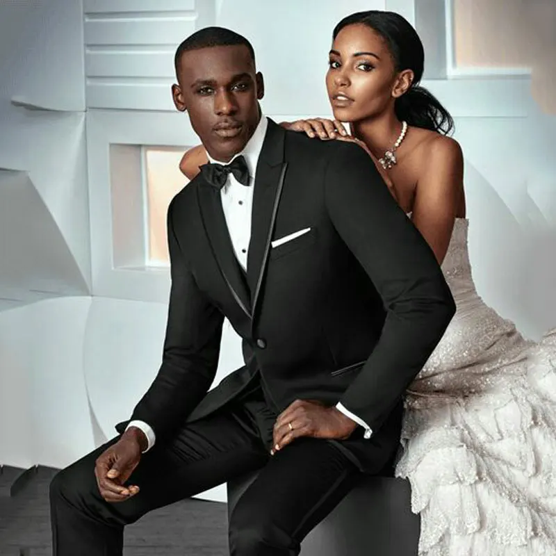 

Latest Coat Pants Designs Black Men Suits for Wedding Costume Homme Man Blazers Groom Tuxedos 2 Pieces Slim Fit Terno Masculino