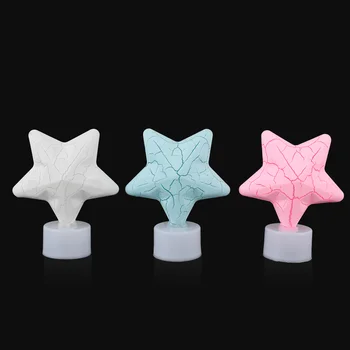 

New Arrival LED Night Light Home Decor Lamp Creative Cracked Star Glow Light Bedroom Light Children Personality Gift Night Light