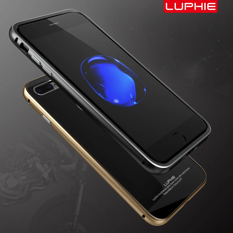 bilder für Sfür iPhone 7 Fall Ursprüngliche Luphie Luxus Metallrahmen + gehärtetem Glas Rückseitige Abdeckung Stoßfall Für iPhone 7 Plus 7 Plus bilder für Sfür iPhone 7 Fall Ursprüngliche Luphie Luxus Metallrahmen + gehärtetem Glas Rückseitige Abdeckung Stoßfall Für iPhone 7 Plus 7 Plus