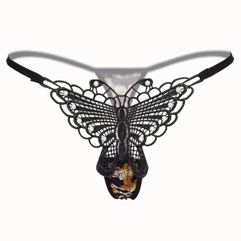 

Sexy Leopard Transparent Panties For Women Embroidery G-String Erotic Lingerie Sexy Thongs Tangas Low Waist Sexy Underwear