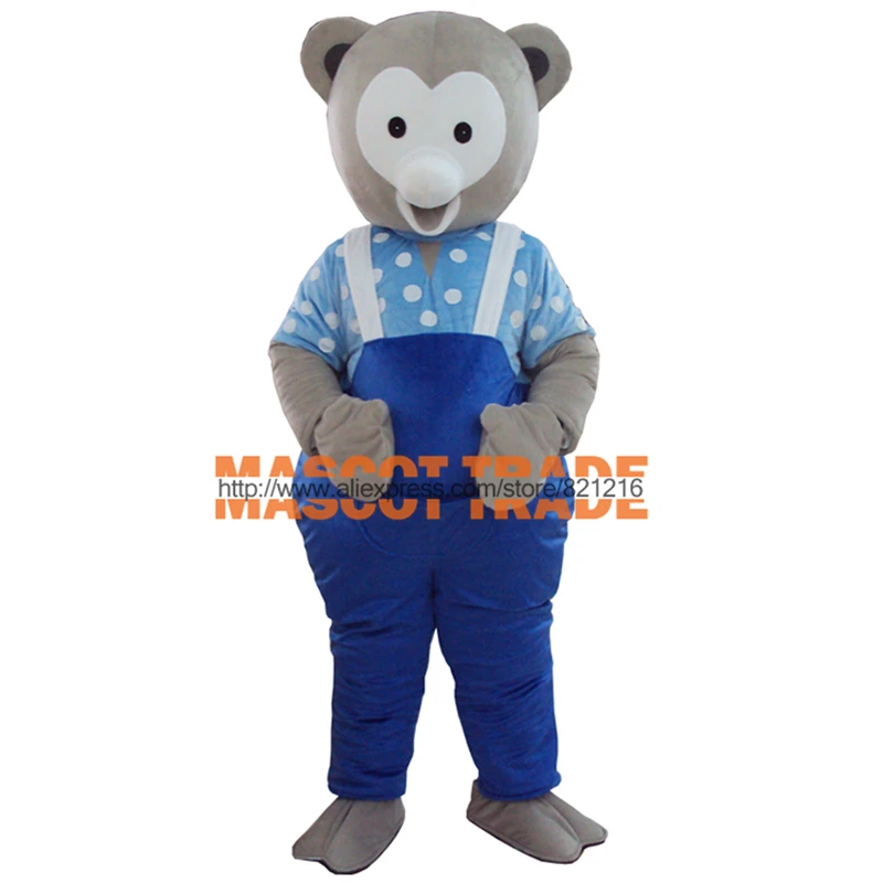 

New Bear Mascot Costume Adult Size Fancy Dress Party Outfit Free Shipping