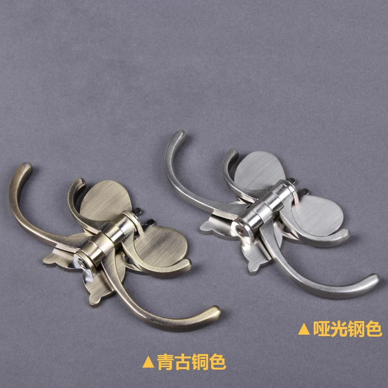 Wall decoration Can be rotated Thickened butterfly hooksPersonalized Clothes Hook Wall Coat Hooks Door Hangers Home Decoration