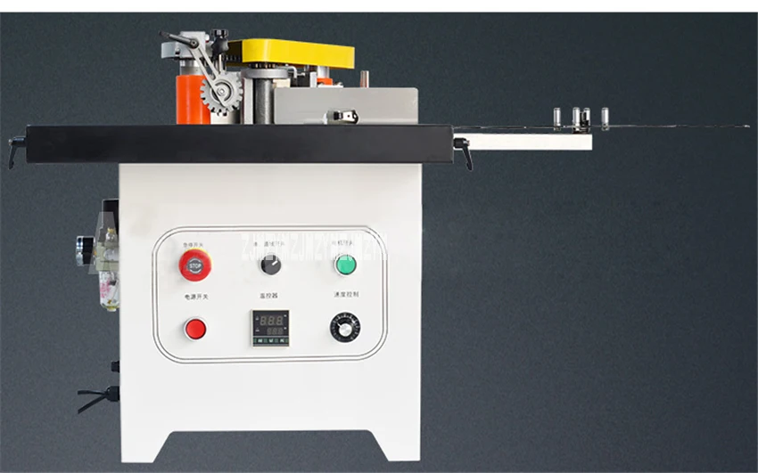 JBT180 ручной Кромкооблицовочный станок Малый деревообрабатывающий станок для оклейки кромок прямой кривой Кромкооблицовочный станок 110 В/220 В 1000 Вт 600 мл