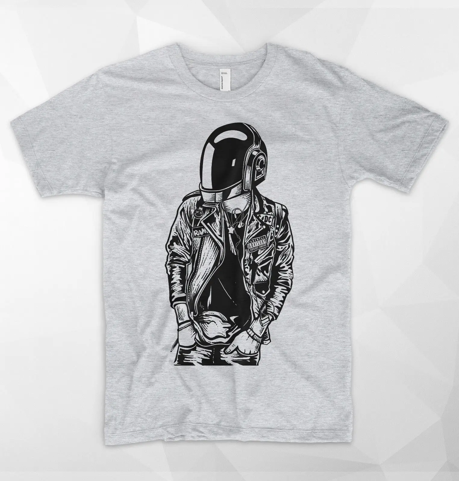 Daft Punk Punkster Футболка Топ электронная музыка Lover Rebel случайный франция диско хип хоп