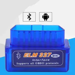 10 шт. мини elm327 Bluetooth OBD2 V1.5 Elm 327 В 1,5 OBD 2 автомобиля диагностический инструмент сканер Elm-327 OBDII адаптер инструмент диагностики авто