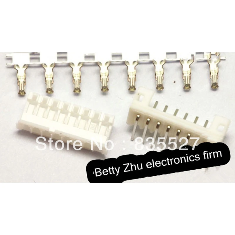 

100pcs/lot PH2.0-8P 8PIN terminal block 2.0MM pitch connector : plug + plastic bending needle socket + terminal