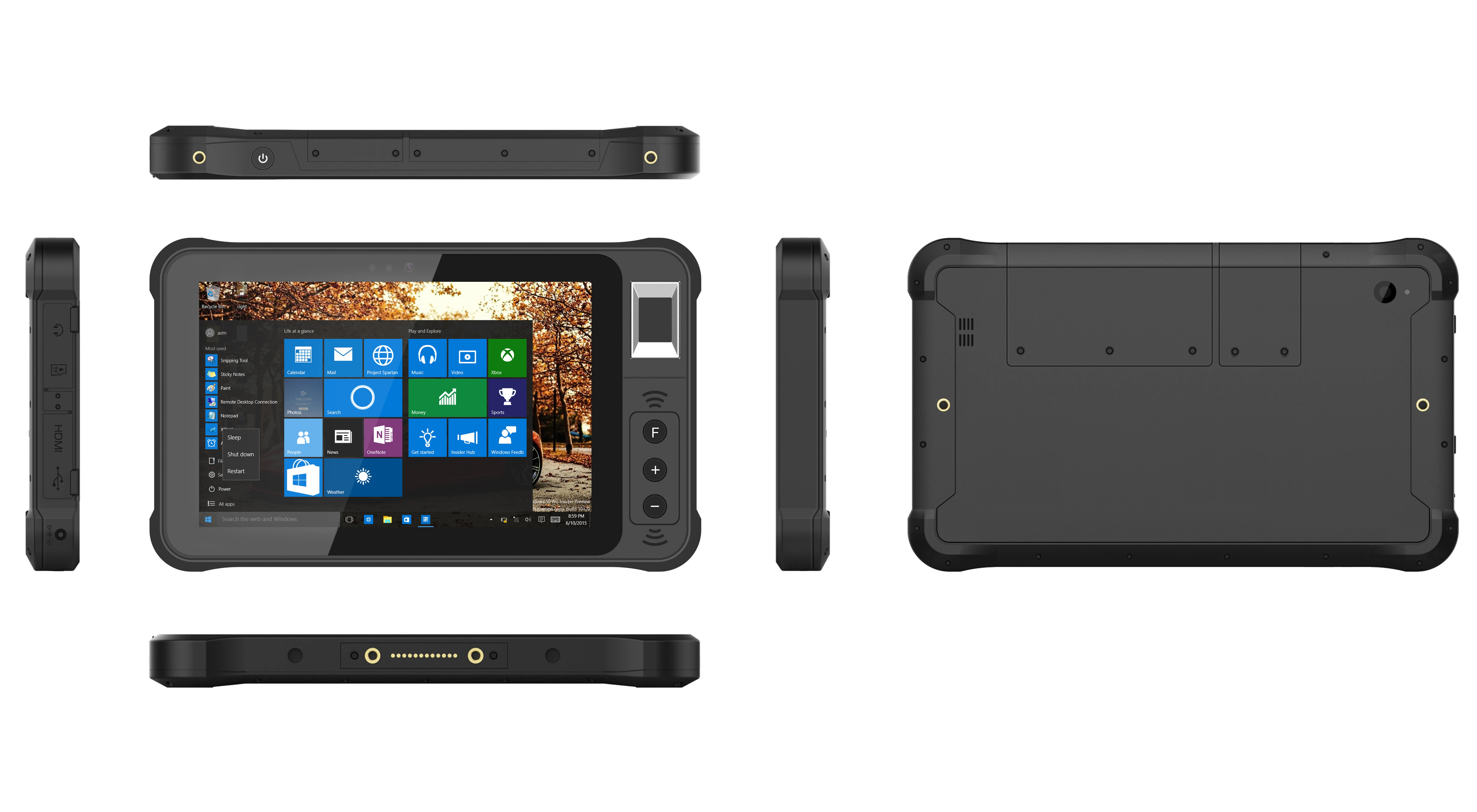 Китай K75 сканер отпечатков пальцев Windows контроль доступа планшетный ПК UHF RFID IP67