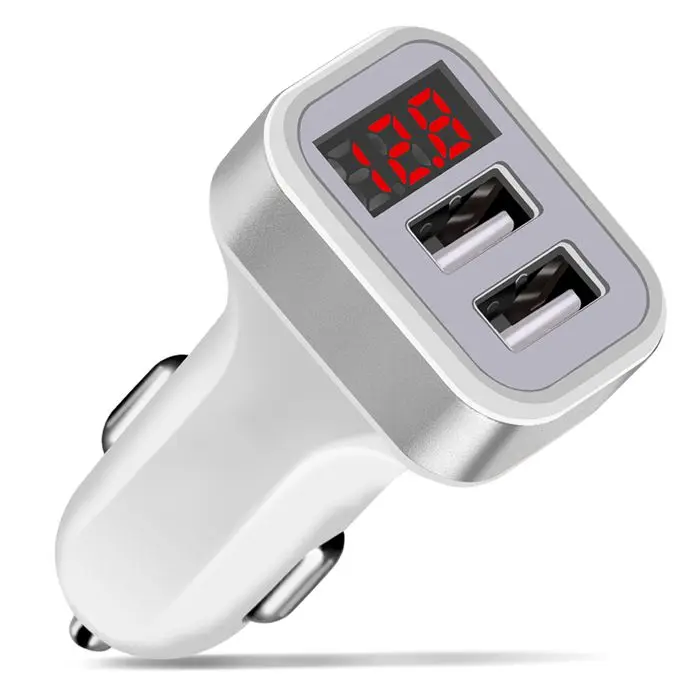 Car-Charger-Digital-Display-2-1A-Dual-Port-USB-Charger-Adapter-For-iPhone-X-7-8