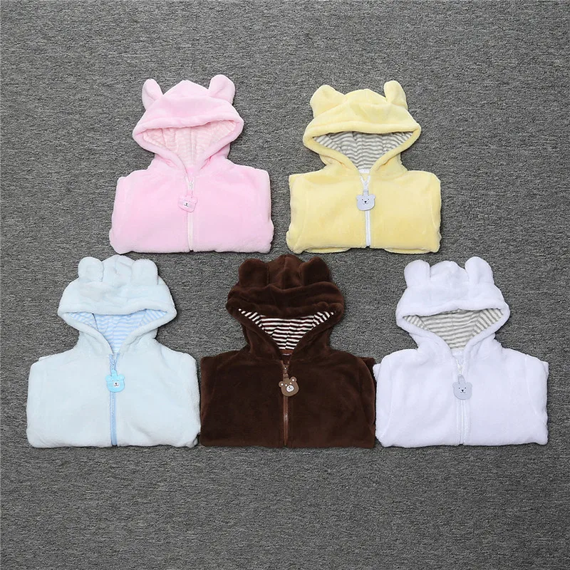 Весенне-осеннее пальто на молнии для малышей теплая милая детская одежда с героями мультфильмов флисовая блузка для мальчиков 1 год куртка для новорожденных девочек, Jw-096
