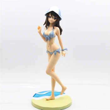 

22CM Original Girls und Panzer the Movie Mika Swimwear Ver PVC action Figure collection toy with box