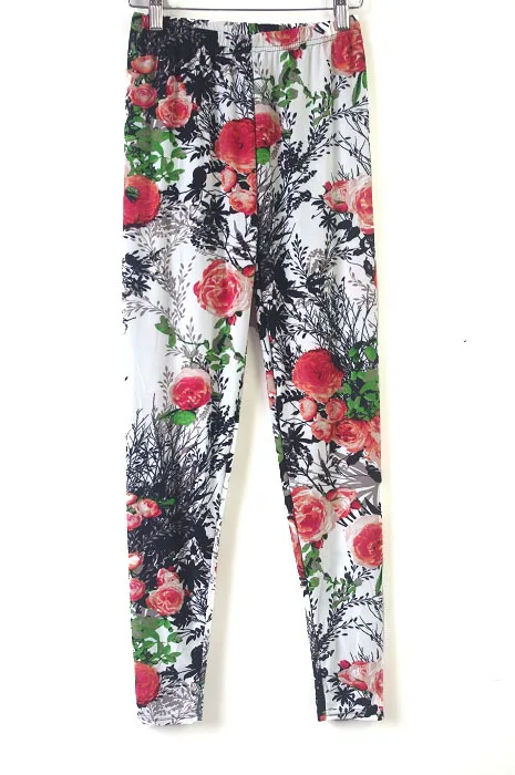 leggings for women Hot New Spring Legging National Ethnic Style Retro Graffiti Paintings Printing Flowers Trousers Printed High Elasticity Leggings leggins