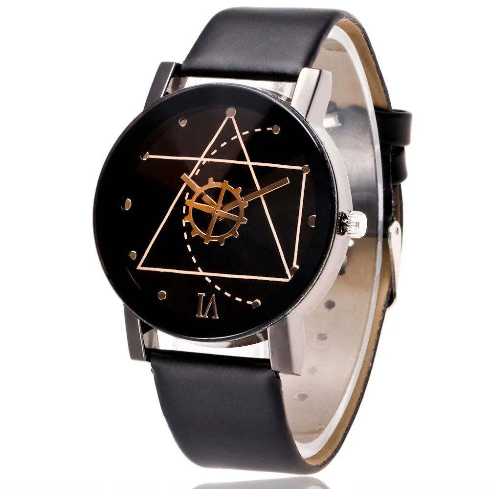 Роскошные брендовые кварцевые часы из нержавеющей стали для мужчин и женщин, модные наручные часы с браслетом, наручные часы, часы relogio masculino feminino - Цвет: Black
