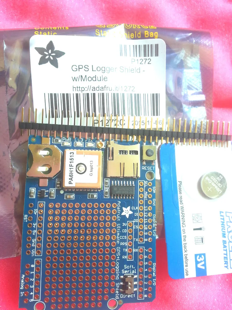

For 1272 ULTIMATE GPS LOGGER SHIELD module Adafruit development board MTK3339