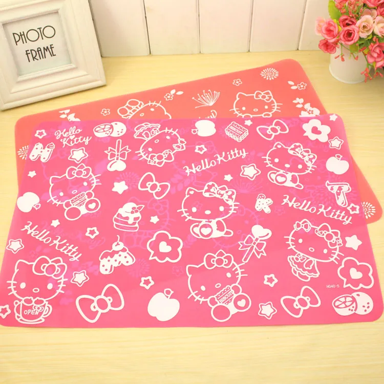 Силиконовая подставка для стола Kawaii Kitty Cat водостойкая с мультяшным рисунком