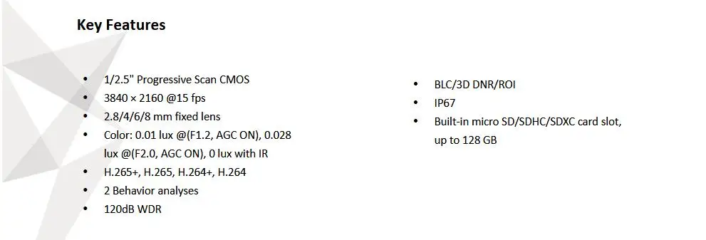 DS-2CD2083G0-I Features