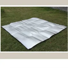 200*200 см Открытый Кемпинг Пикник пляж влагостойкий коврик для палатки двухсторонний Алюминиевый напольный коврик