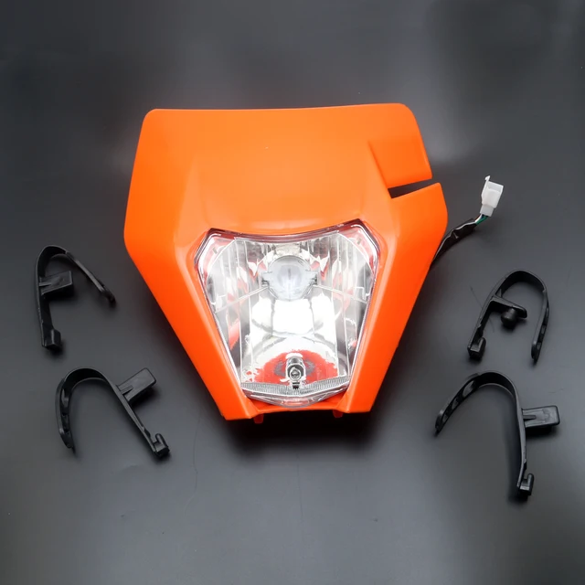 orange Universal Headlights Headlamp For 2017 KTM SX EXC XCF SXF SMR