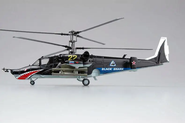 Российские ВВС Камов Ka-50 Черная Акула ударный вертолет No22 1/72 easy model