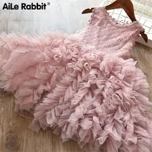 Летнее платье для маленьких девочек; праздничное платье-пачка принцессы для маленьких девочек; Одежда для девочек; Детские платья принцессы; платье для дня рождения, свадьбы