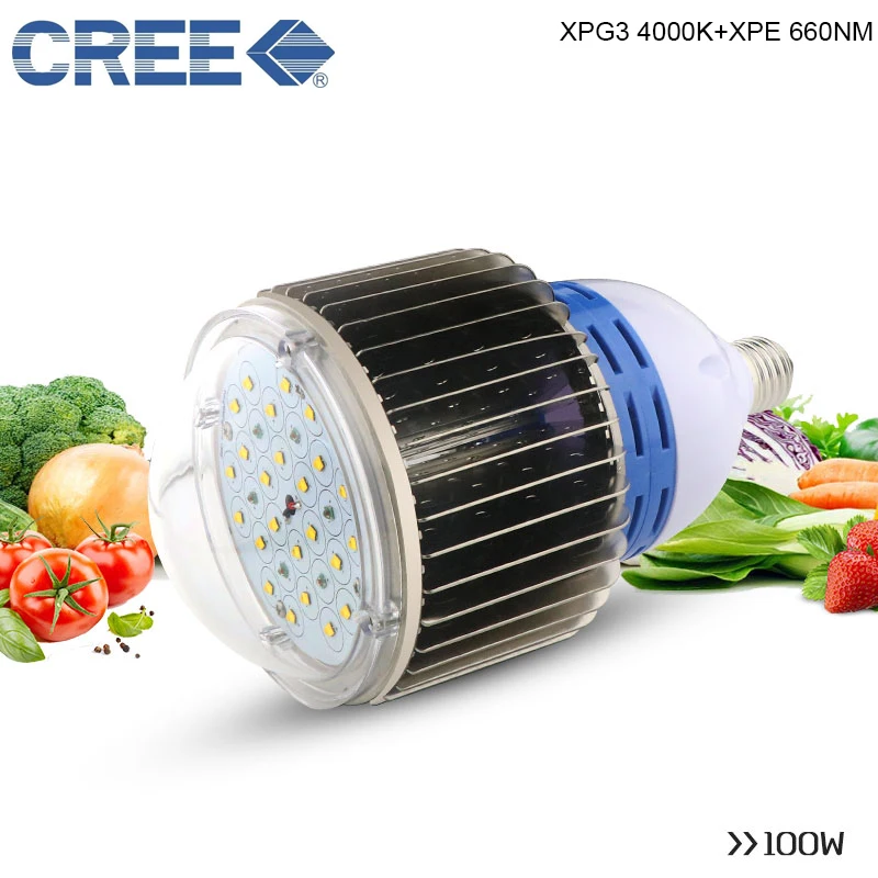 100 Вт CREE xpg3 xpe 660nm полный спектр led grow light для теплицы гидропоники Крытый растут