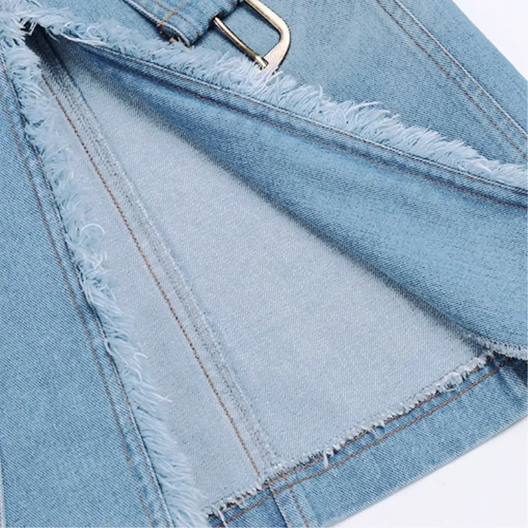 New Garment Gulinaza Medium and Long Fashioned Slim Coat of The Same Style In 2019 Jacket Women Coat Belt Turn-down Collar
