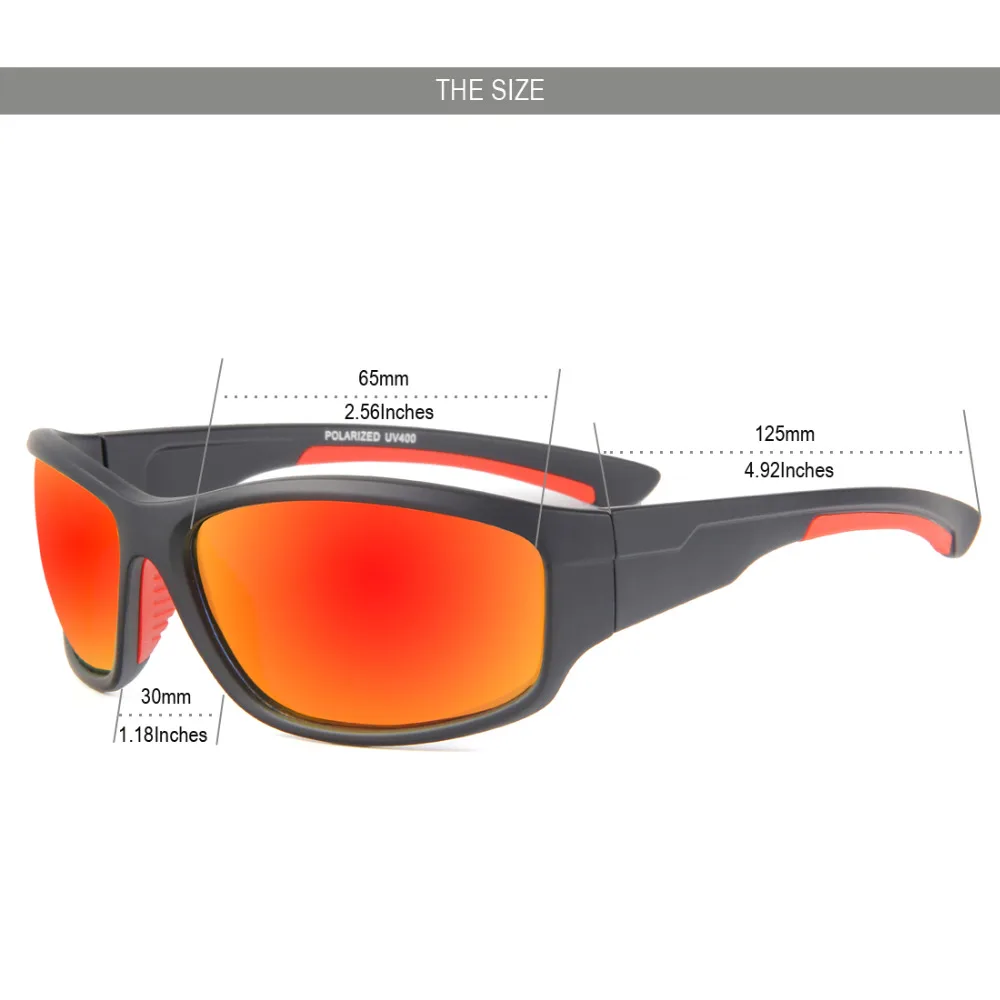 Мужские поляризованные солнцезащитные очки для рыбалки, альпинизма, кемпинга, пешего туризма, очки с защитой от уф400 лучей, велосипедные очки, спортивные очки для рыбалки