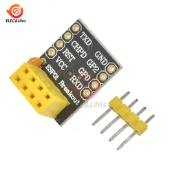 1 шт. ESP-01S ESP-01 ESP8266 Серийный беспроводной приемопередатчик WiFi модульный переходник коммутационная плата UART модуль