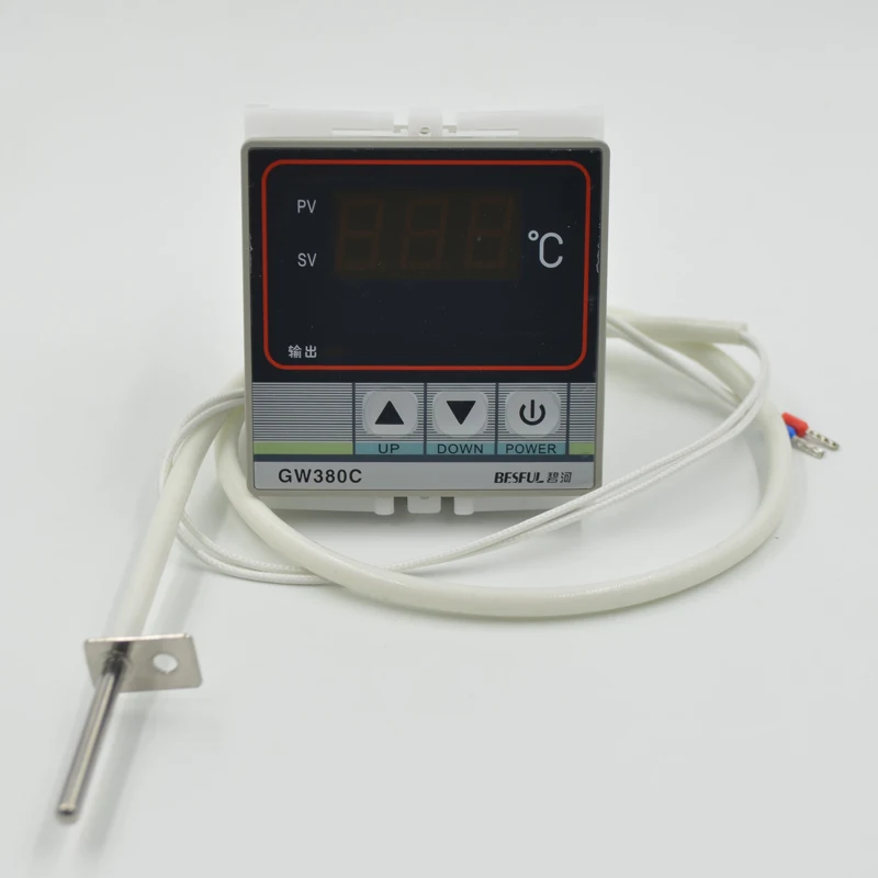 

Intelligent high temperature thermostat 400 degrees temperature controller digital adjustable temperature controller Bihe GW380C