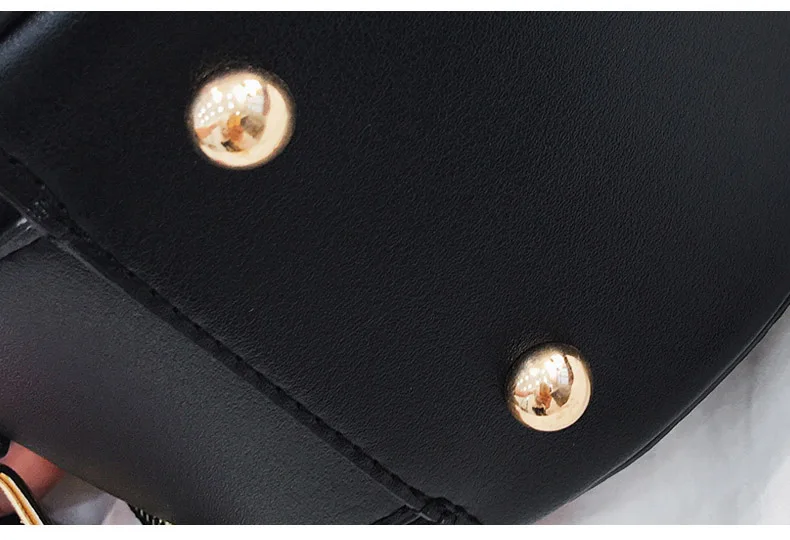 Rabbit Printing Bag Ladies Sweet Round Crossbody Bags Women Leahter Circle Handbags Girl Alice's Mini Black Blue Messenger Purse (11)