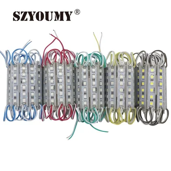 

SZYOUMY LED Module 5050 6 LED 12V Waterproof Advertisement Design Led Modules Super Bright ,White/Warm White/Red/Green/Blue