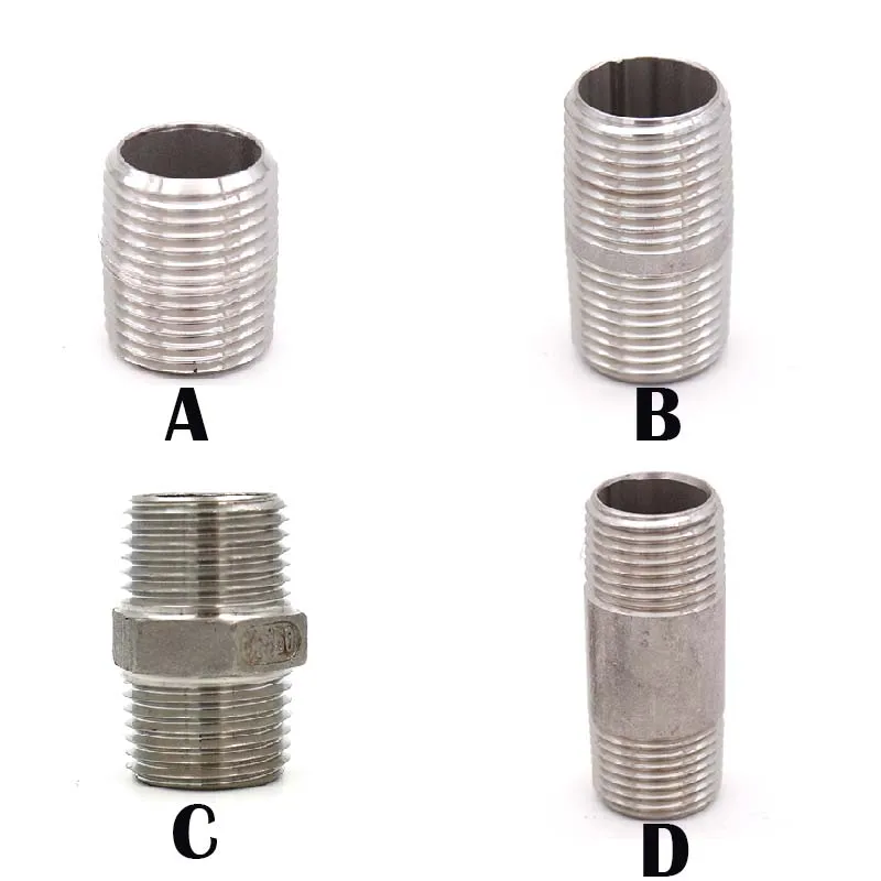 1/" NPT ниппель из нержавеющей стали 304 штуцер для доморощенного оборудования
