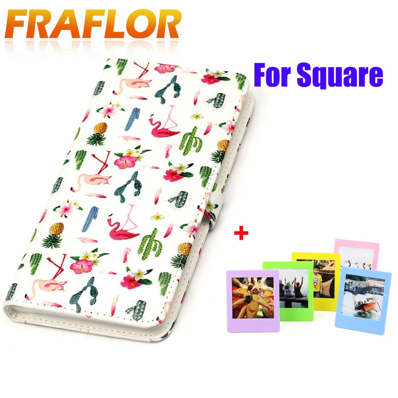 Для пленок Fujifilm Instax Square SQ10 SQ6 SP-3 пленка 80 карманов фотоальбом + 5 шт красочная