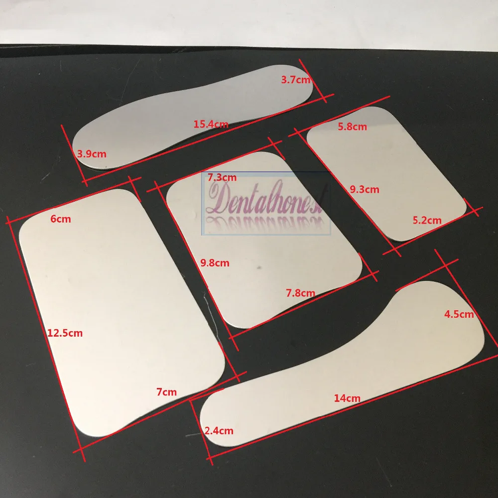 

NEW 5PCS Dental Oral Clinic Stainless Steel Photographic Mirror Reflector hot sell