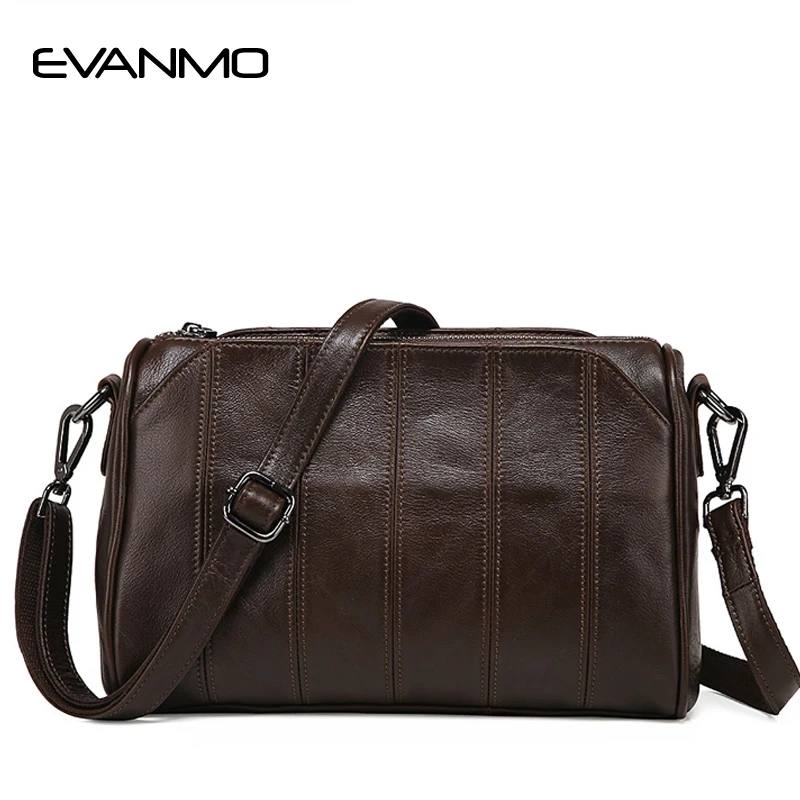 

Genuine Leather Women Shoulder Bag Zipper Long Straps 4colors Cross Bag Woman's Fashion Messenger Lady Crossbody Luxury Handbags