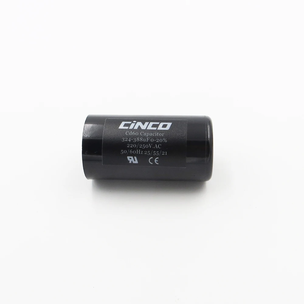 CD60 пусковые конденсаторы двигателя RV запуск двигателя ing 324-388MFD 220V 250V 275V 324-388 mf uf компрессор HVAC электролитический 220VAC 250VAC