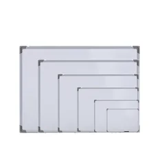 Магнитная доска для сухого стирания, 60x45 см(24x18 дюймов), серебристая алюминиевая рамка